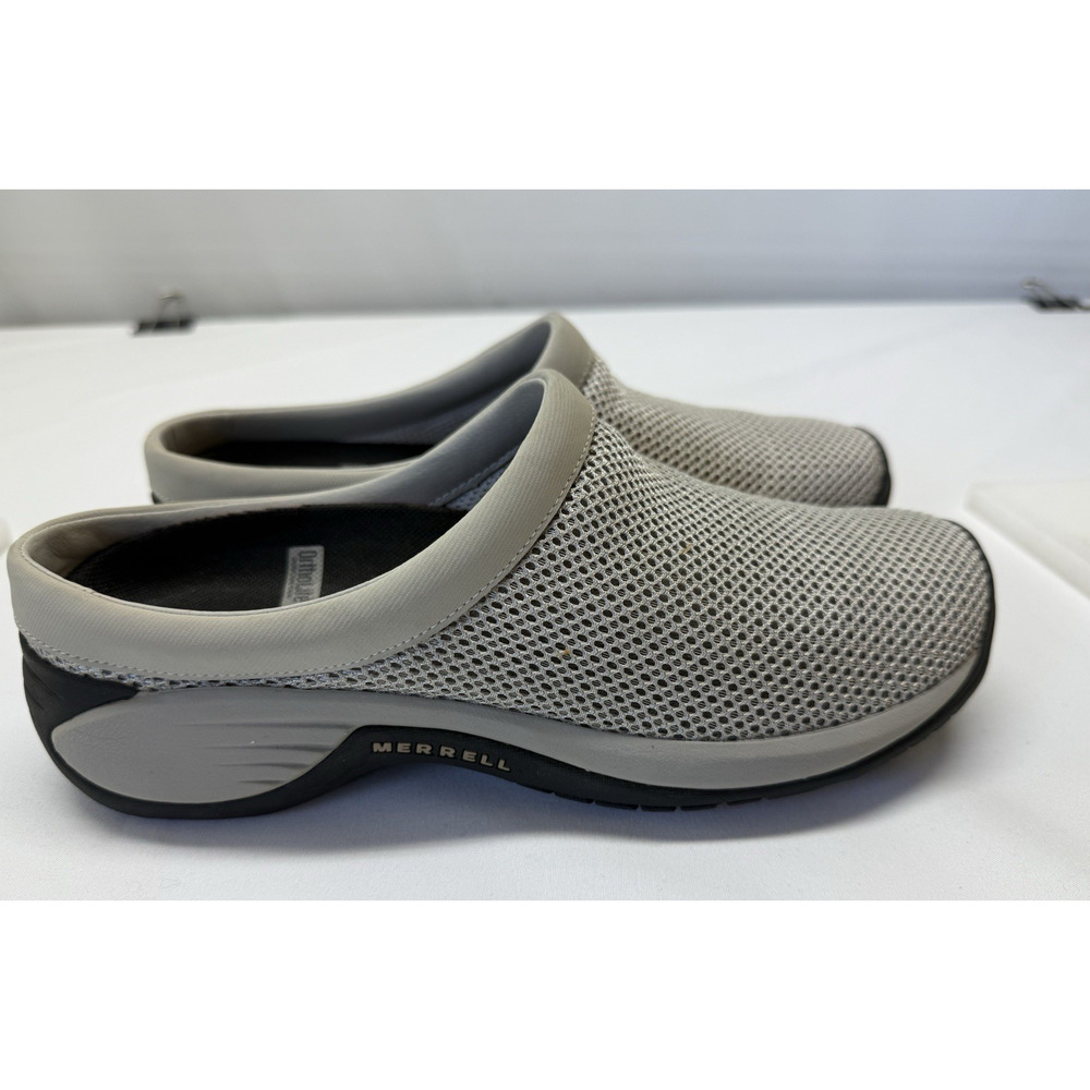 Merrell Shoes Womens 8.5 Primo Breeze Silvermist Mesh Slip On Mule Moc